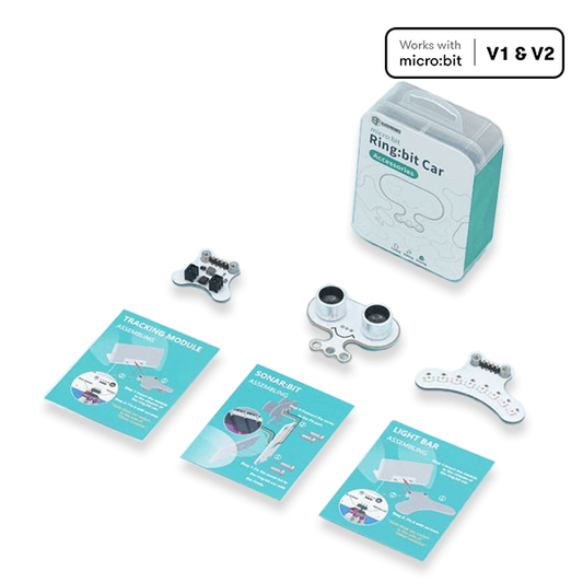 Ring:bit Car Accessories (Sonar:bit?Tracking Module and LED Light bar)