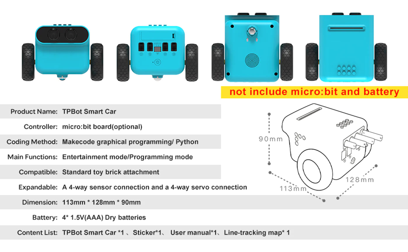 1 TPBot Stem Car-micro:bit robot