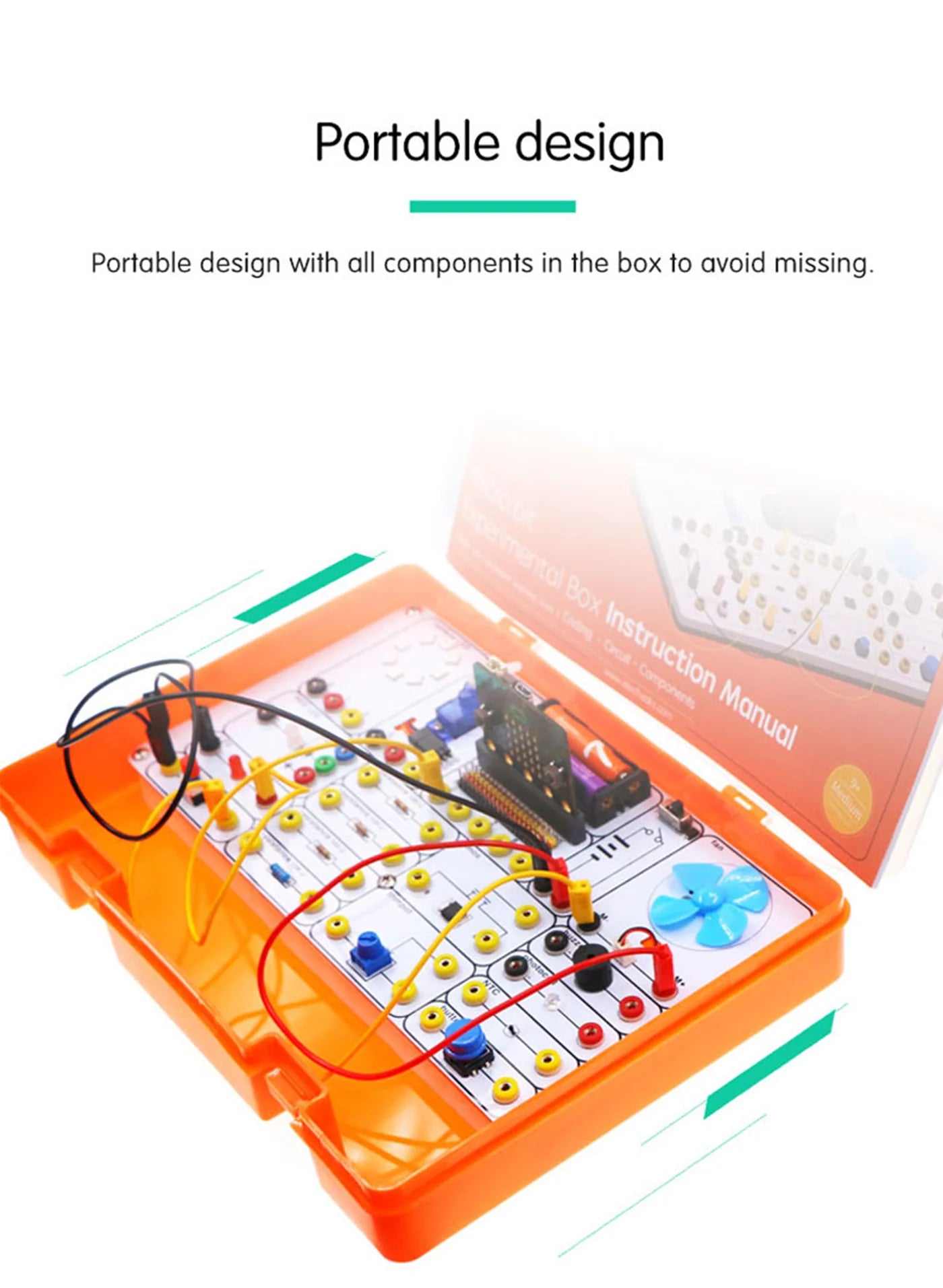 ELECFREAKS micro:bit Science Box Experiment Kit, Programming Kit For K ...
