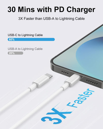 USB C to Lightning Cable 6FT
