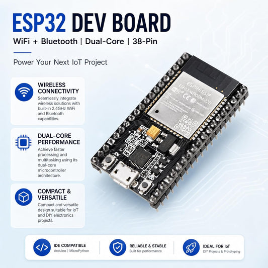 ESP32 Development Board, Type-C, 38-Pin