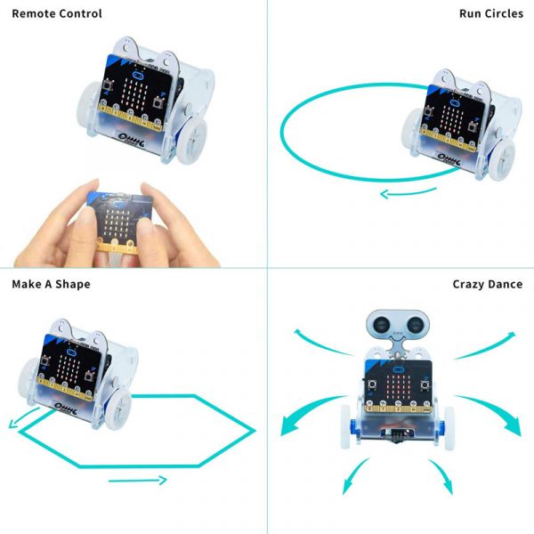 ELECFREAKS ring:bit car v2 for micro:bit (Without Micro:bit board)