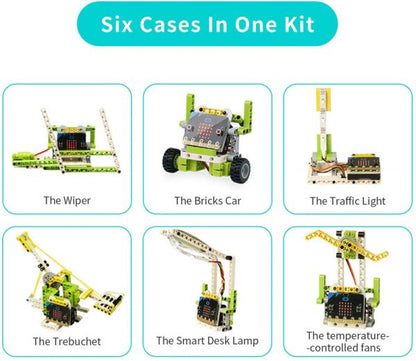 micro:bit Smart Cutebot without micro:bit  Ring:bit Bricks Pack