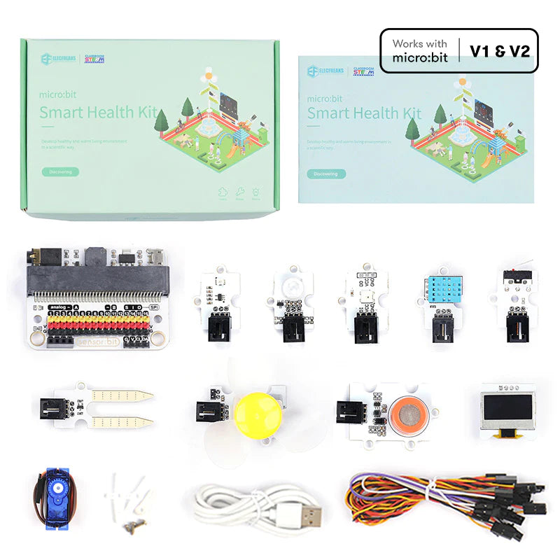 ELECFREAKS micro:bit Smart Health Kit, Electric Circuit Learning with ...