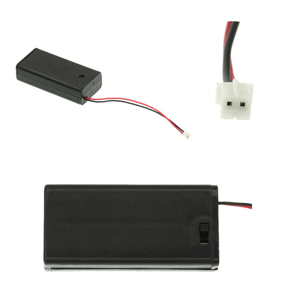 Crystal Battery Box – 2 × AAA (Micro:bit)