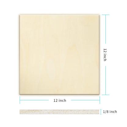 1/8" Basswood Plywood (12pcs)