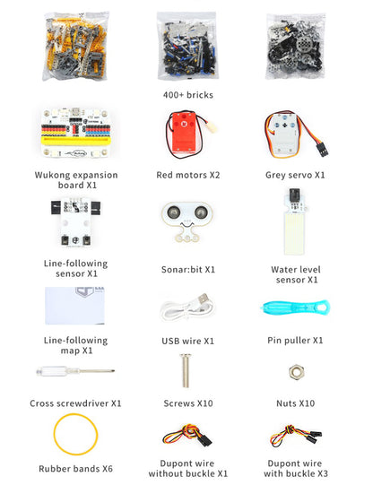 micro:bit Wonder Building Kit (Without micro:bit board)