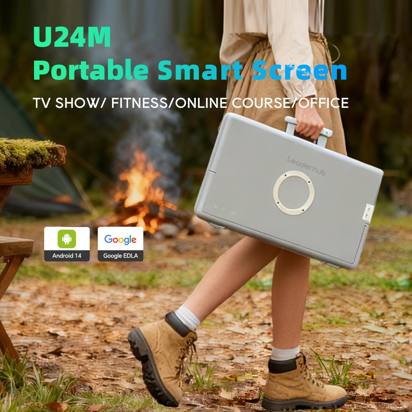 LeaderHub U24M Handheld Smart Screen